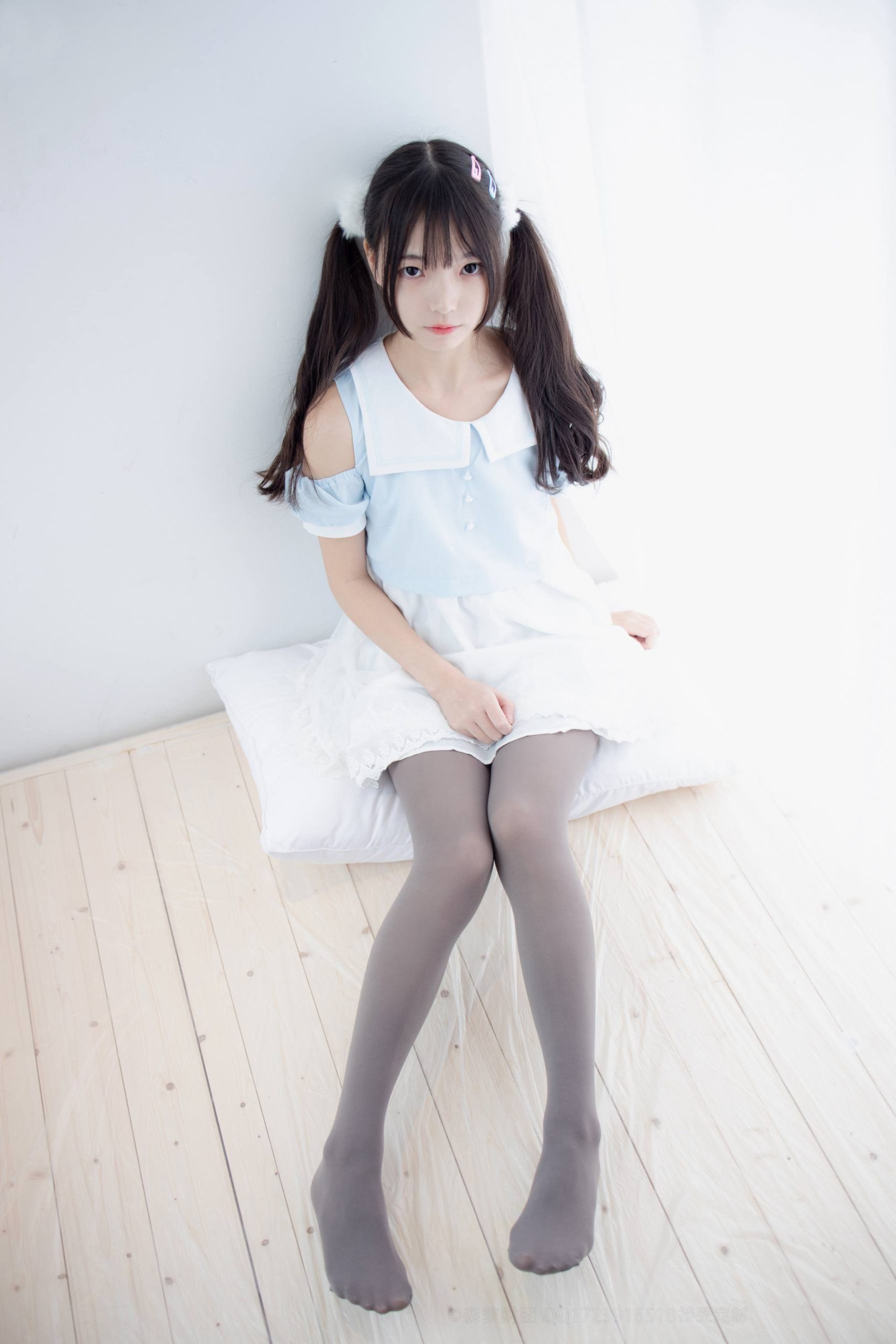 图片[2]-超级甜美的灰丝小姑娘【86P】20005-艾米图库