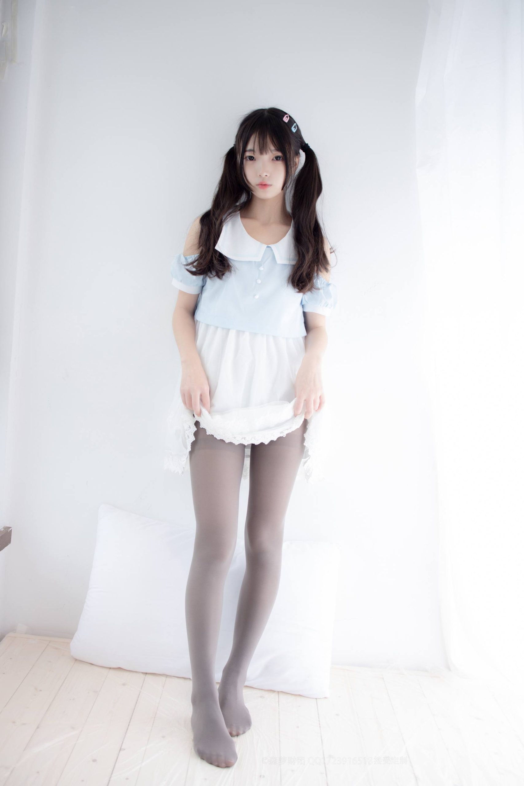 图片[4]-超级甜美的灰丝小姑娘【86P】20005-艾米图库