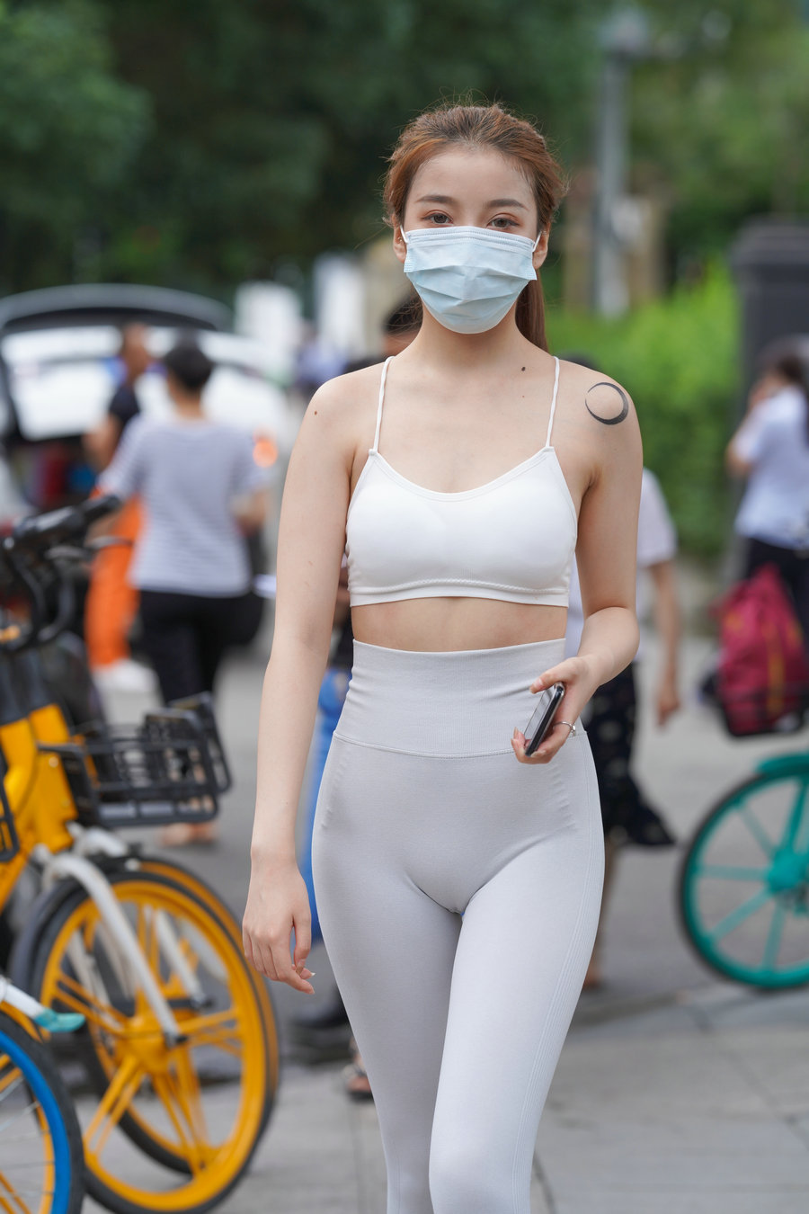 图片[2]-灰色瑜伽裤女孩 J1323 723P4V-17.9GB-艾米图库