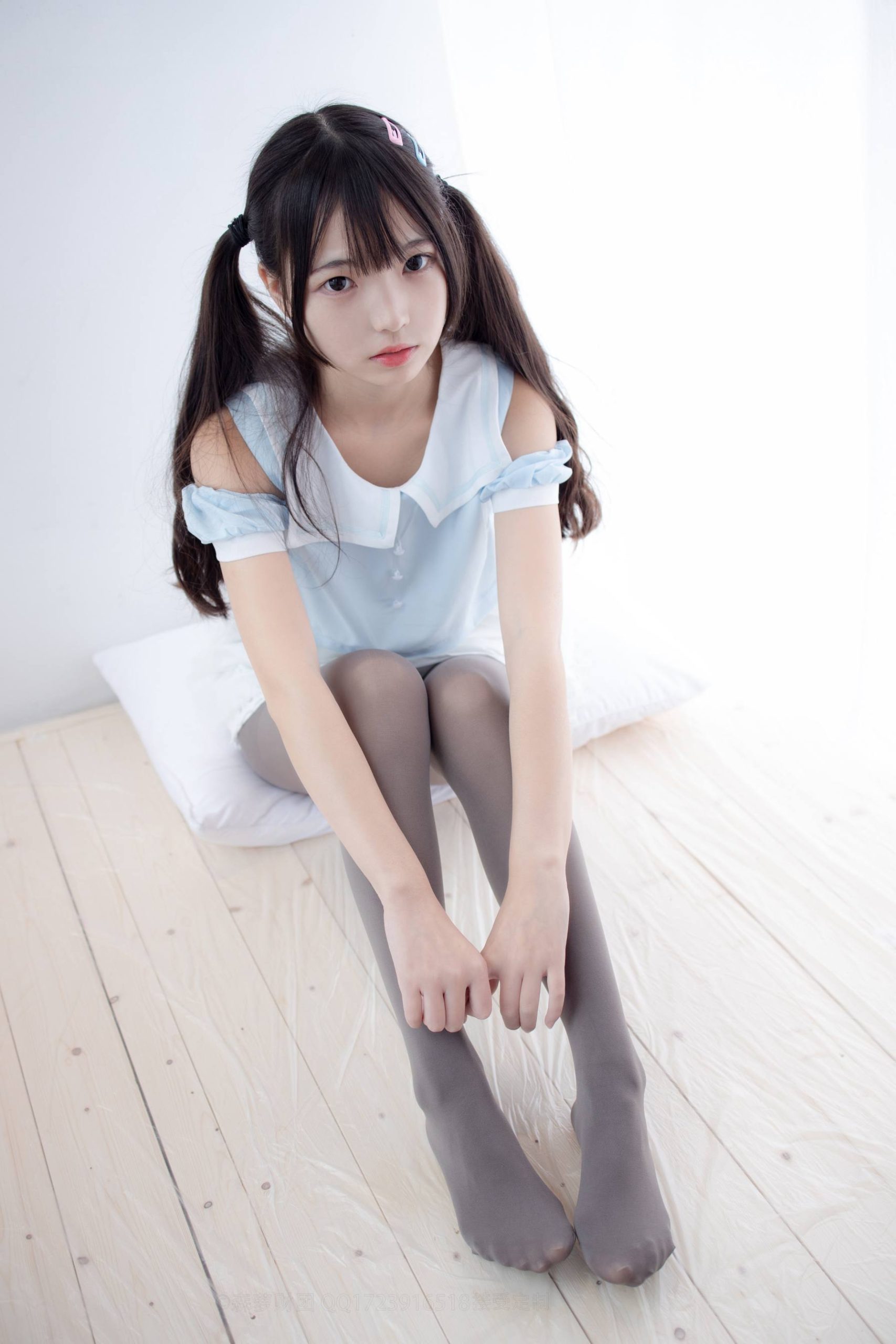 图片[3]-超级甜美的灰丝小姑娘【86P】20005-艾米图库