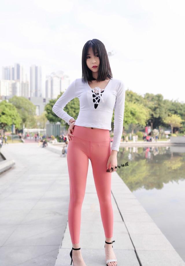 图片[2]-粉色瑜伽裤年轻女孩 J1311 417P17V-14.9GB-艾米图库