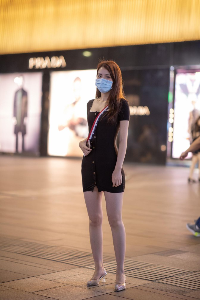 图片[4]-逛商场的黑色包臀裙美丽女孩【385P】00050-艾米图库