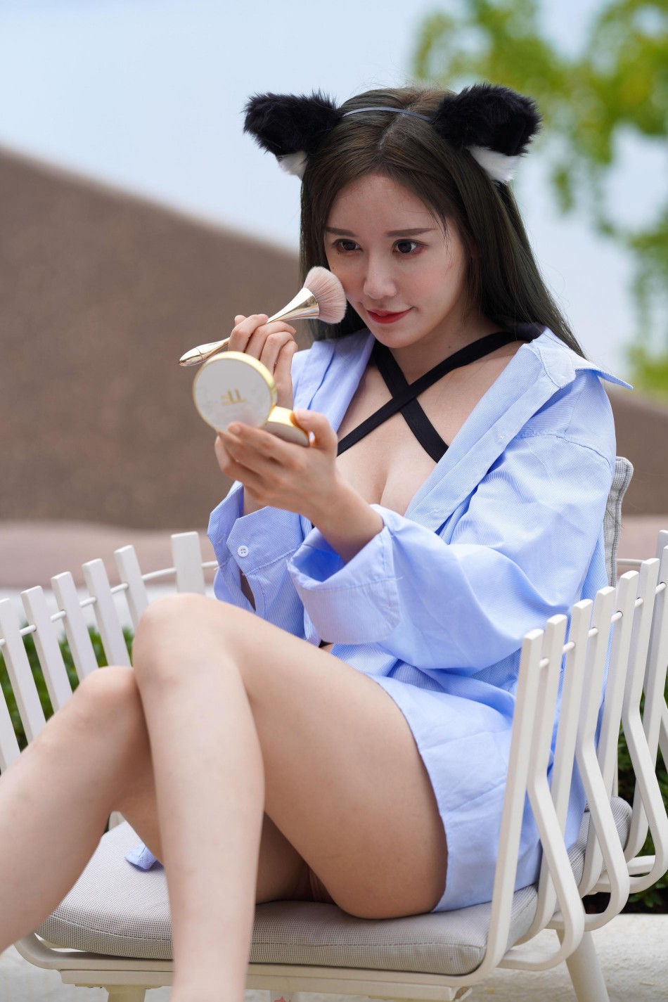 图片[5]-可爱的猫耳朵比基尼美少女【394P】00043-艾米图库