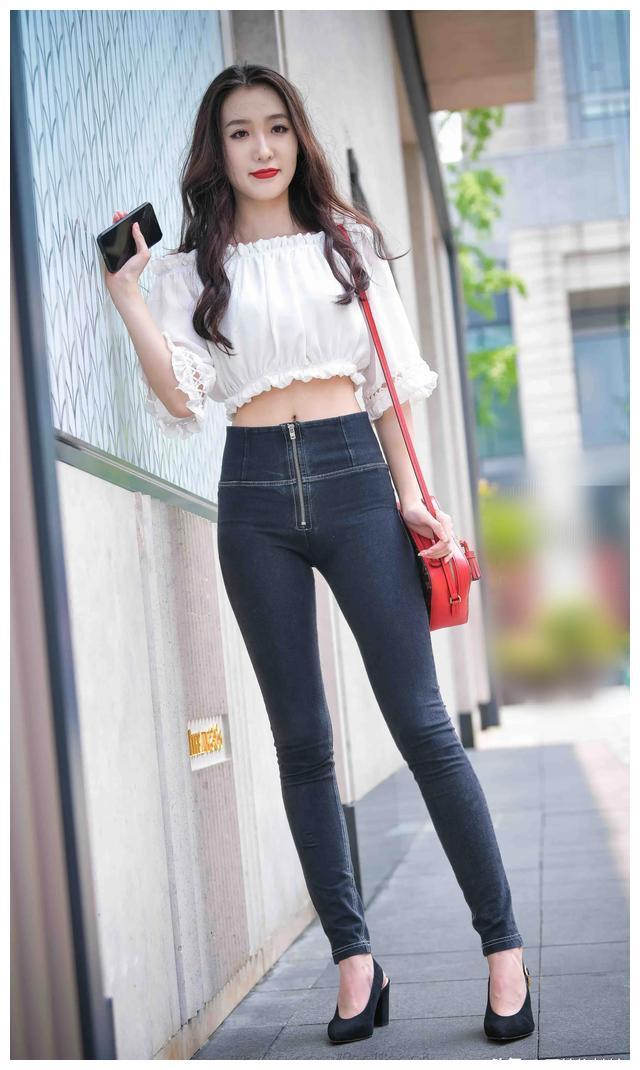 图片[4]-紧身牛仔裤卷发姑娘 J1726 103P-2.28GB-艾米图库