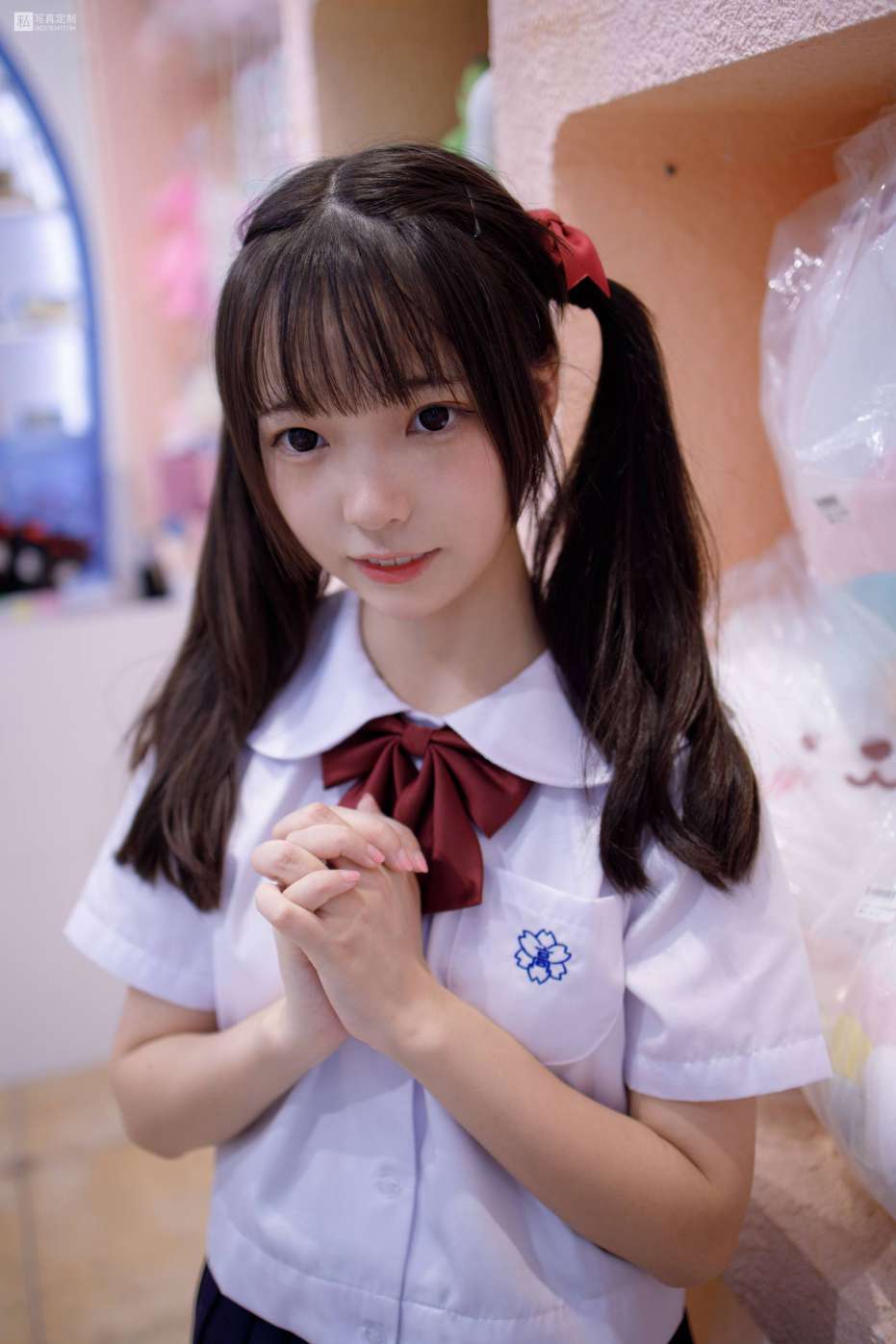 图片[4]-眼神好清澈的双马尾白丝女孩【75P】20019-艾米图库