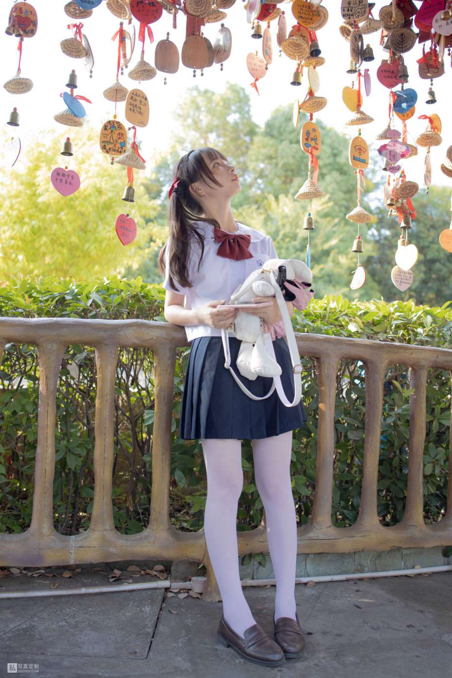 图片[5]-眼神好清澈的双马尾白丝女孩【75P】20019-艾米图库